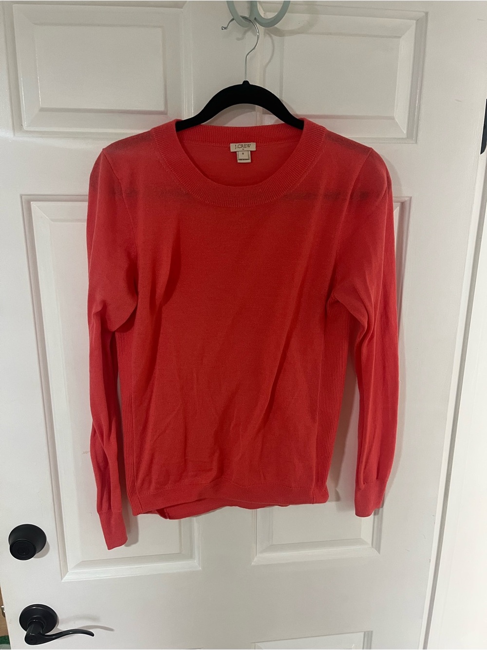J. Crew Coral Crewneck Sweater summer weight